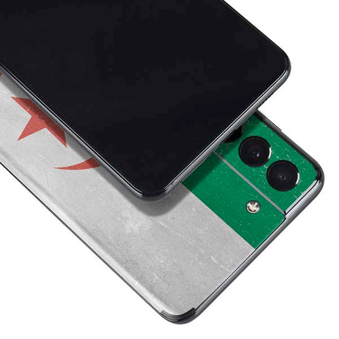 Algeria Flag Distressed Galaxy S21 Plus 5G Skin